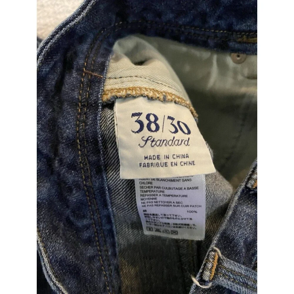 Tommy Bahama Men's Standard Fit Blue Jeans 38x30 100% Cotton